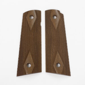 1911 Full Size Double Diamond  Walnut Magwell Ambi