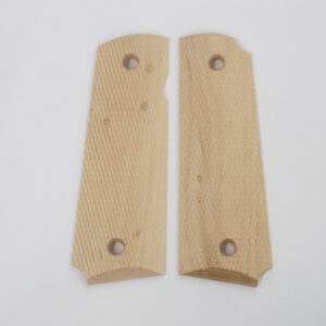 1911 Full Size Checkered Birdseye Maple Bevel