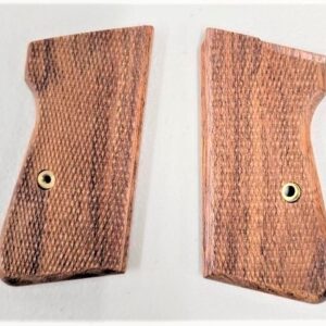 Walther PPK/S Bubinga (African Rosewood) Wood Checkered